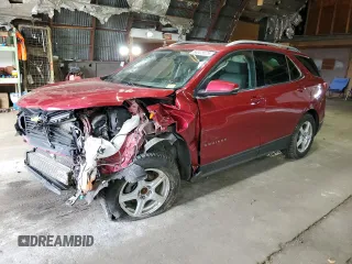 2018 Chevrolet Equinox LT z VIN 2GNAXSEV9J6348038, wystawiony jako Copart lot #56323575 z przebiegiem 96 036 mil mil oraz Szkoda całkowita • Salvage title. Historia ofert i sprzedaży dostępna na DreamBid. Obrazek 1.