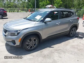 2023 Kia Seltos S with VIN KNDEU2AA8P7369820, listed as a IAAI auction lot 42505783 with 46,106 mi miles and . Bid and sale history available at DreamBid. Image 17.