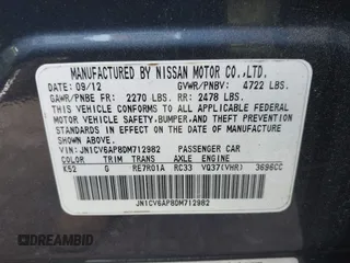 2013 Infiniti G37 Journey with VIN JN1CV6AP8DM712982, listed as a IAAI auction lot 42127323 with 189,804 mi miles and . Bid and sale history available at DreamBid. Image 9.