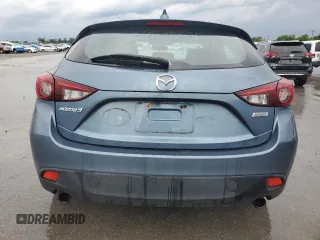 2015 Mazda 3 i Grand Touring with VIN JM1BM1M77F1242152, listed as a Copart auction lot 58266045 with 81,503 mi miles and Salvage title. Bid and sale history available at DreamBid. Image 6.