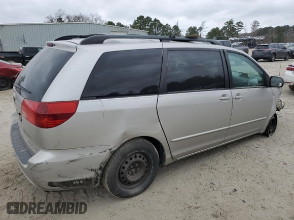 2004 Toyota Sienna CE with VIN 5TDZA23C34S044504, listed as a Copart auction lot 47039055 with 124,056 mi miles and Salvage Title. Bid and sale history available at carsss.com. Image 3.
