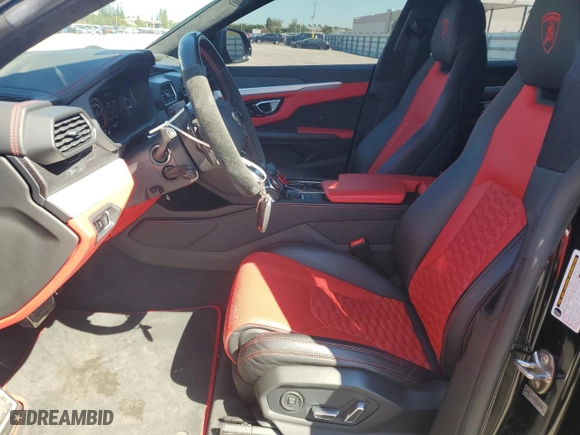 2019 Lamborghini Urus with VIN ZPBUA1ZL6KLA02282, listed as a Copart auction lot 88714865 with 17,842 mi miles and Salvage Title. Bid and sale history available at carsss.com. Image 7.