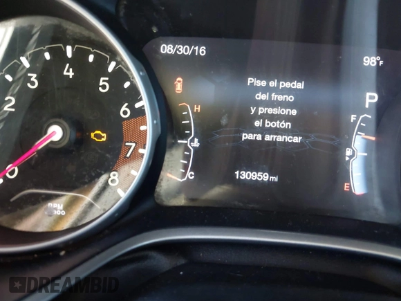 2017 Jeep Compass Latitude with VIN 3C4NJCBB0HT642901, listed as a IAAI auction lot 42497712 with 130,959 mi miles and . Bid and sale history available at DreamBid. Image 16.