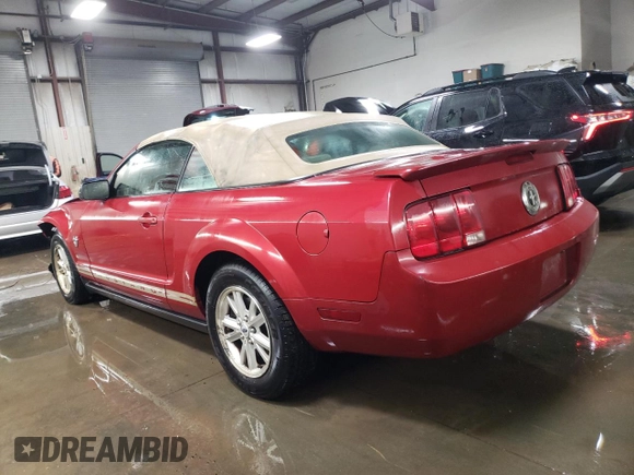 2009 Ford Mustang with VIN 1ZVHT84N095117282, listed as a Copart auction lot 88497085 with 170,890 mi miles and Salvage title. Bid and sale history available at DreamBid. Image 2.