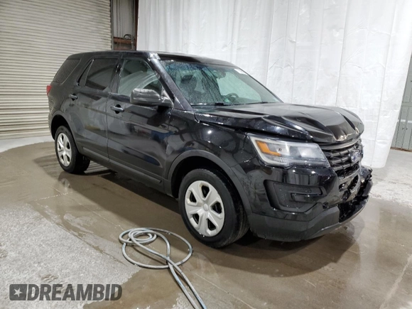2016 Ford Utility Police Interceptor with VIN 1FM5K8AR0GGA20404, listed as a Copart auction lot 75205934 with 180,626 mi miles and Salvage Title. Bid and sale history available at carsss.com. Image 4.