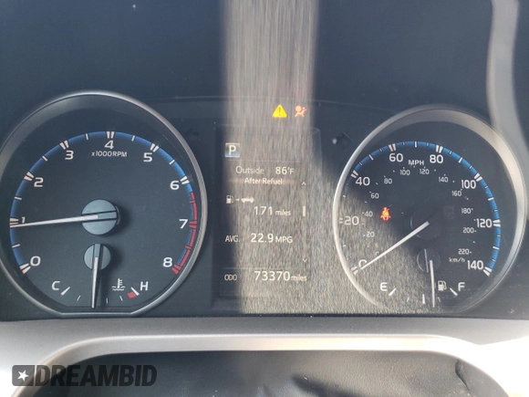 2017 Toyota RAV4 LE z VIN JTMBFREV0HJ703801, wystawiony jako Copart lot #60272025 z przebiegiem 73 370 mil mil oraz Szkoda całkowita • Salvage title. Historia ofert i sprzedaży dostępna na DreamBid. Obrazek 9.