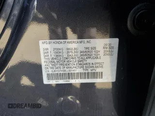 2020 Acura MDX Sport Hybrid w/Technology Pkg with VIN 5J8YD7H58LL001451, listed as a Copart auction lot 69952674 with 61,892 mi miles and Salvage Title. Bid and sale history available at carsss.com. Image 12.