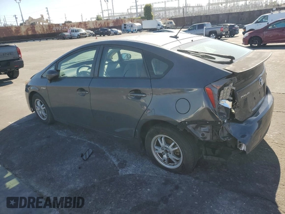 2011 Toyota Prius I with VIN JTDKN3DU8B1451523, listed as a Copart auction lot 50741945 with 160,698 mi miles and Salvage Title. Bid and sale history available at carsss.com. Image 2.