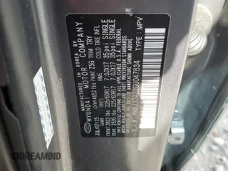 2016 Hyundai Tucson Limited z VIN KM8J33A22GU047834, wystawiony jako Copart lot #54844405 z przebiegiem 118 545 mil mil oraz Tytuł czysty. Historia ofert i sprzedaży dostępna na DreamBid. Obrazek 13.