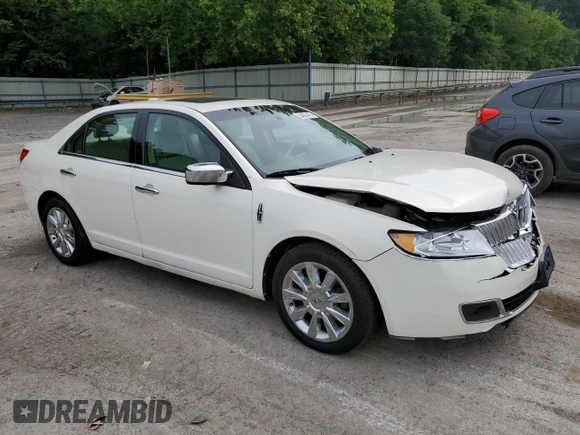 2012 Lincoln MKZ with VIN 3LNHL2JCXCR800433, listed as a Copart auction lot 64657415 with 172,437 mi miles and Salvage title. Bid and sale history available at DreamBid. Image 4.