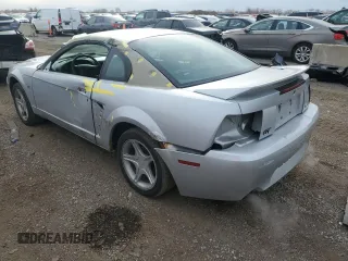 2000 Ford Mustang GT with VIN 1FAFP42X6YF295806, listed as a Copart auction lot 43957715 with 111,479 mi miles and Salvage Title. Bid and sale history available at carsss.com. Image 2.