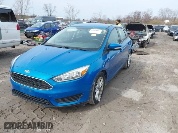 2015 Ford Focus SE with VIN 1FADP3K20FL383433, listed as a IAAI auction lot 42018563 with 101,789 mi miles. Bid and sale history available at carsss.com. Image 18.