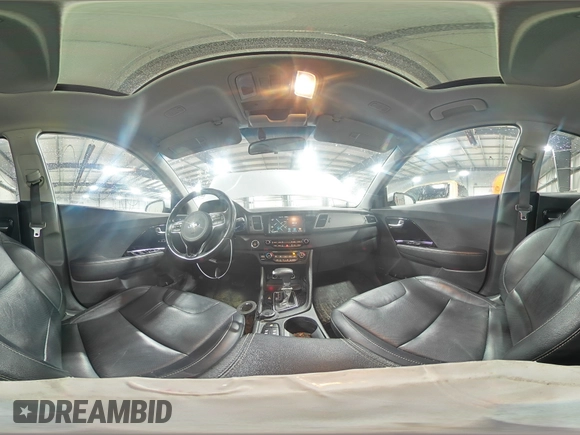 2017 Kia Niro Touring with VIN KNDCE3LC3H5094332, listed as a Copart auction lot 47012995 with 115,257 mi miles and Salvage Title. Bid and sale history available at carsss.com. Image 14.