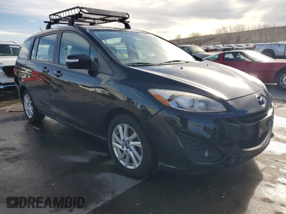 2013 Mazda 5 Sport with VIN JM1CW2BL1D0160845, listed as a Copart auction lot 48895075 with 64,527 mi miles and Salvage Title. Bid and sale history available at DreamBid. Image 4.