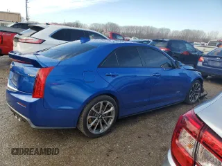 2016 Cadillac ATS-V with VIN 1G6AN5SY7G0178328, listed as a Copart auction lot 84906244 with 63,389 mi miles and Salvage Title. Bid and sale history available at carsss.com. Image 3.