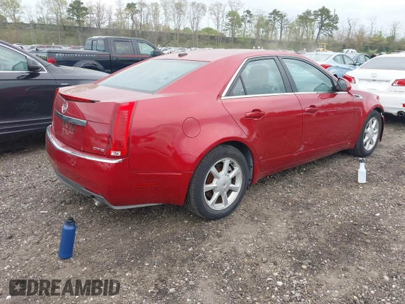 2008 Cadillac CTS RWD w/1SA with VIN 1G6DM577880126563, listed as a IAAI auction lot 42118198 with 81,921 mi miles. Bid and sale history available at carsss.com. Image 4.