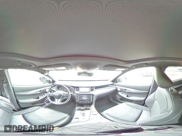2024 Infiniti QX50 Sport with VIN 3PCAJ5FA9RF104578, listed as a Copart auction lot 58566605 with 16,306 mi miles and Salvage title. Bid and sale history available at DreamBid. Image 14.