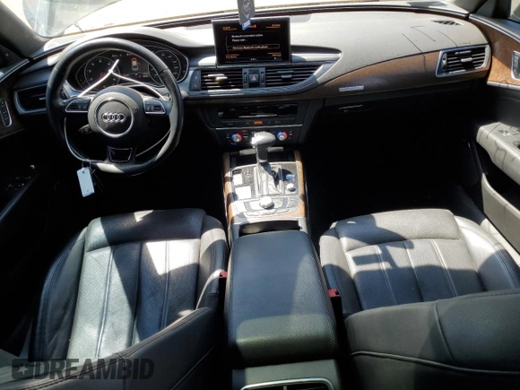 2014 Audi A7 Prestige with VIN WAU2GAFC7EN059839, listed as a Copart auction lot 63043225 with 66,632 mi miles and Salvage title. Bid and sale history available at DreamBid. Image 8.