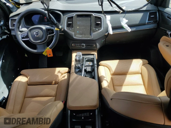2025 Volvo XC90 with VIN YV4H60PF3S1335792, listed as a Copart auction lot 54220905 with 2,658 mi miles and Salvage Title. Bid and sale history available at DreamBid. Image 8.