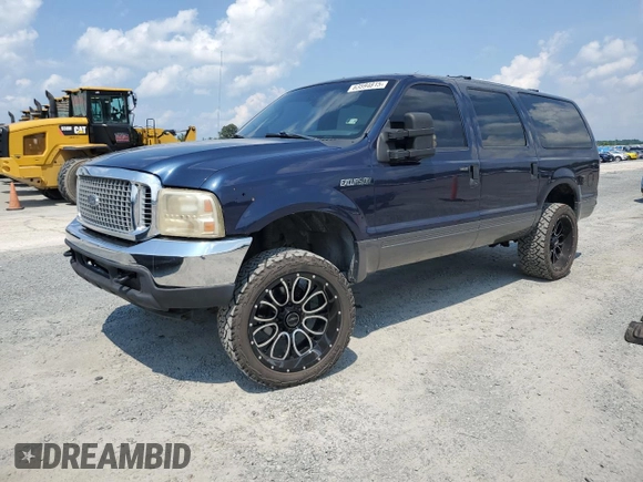 2004 Ford Excursion Special Serv z VIN 1FMSU41P04EB42532, wystawiony jako Copart lot #63594815 z przebiegiem 209 937 mil mil oraz Czysty tytuł • Clean title. Historia ofert i sprzedaży dostępna na DreamBid. Obrazek 1.