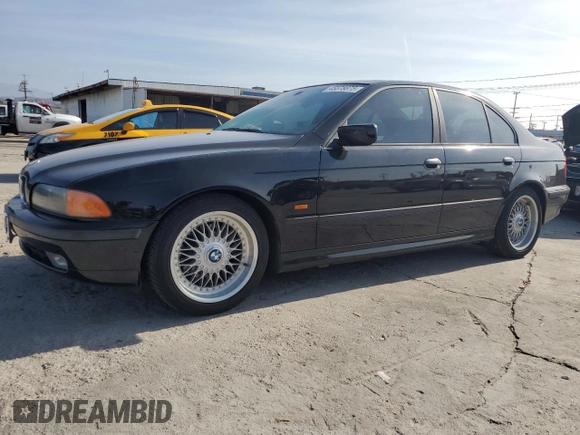 2000 BMW 5 Series 528iA with VIN WBADM6349YGU04874, listed as a Copart auction lot 45578875 with 89,674 mi miles and Salvage Title. Bid and sale history available at carsss.com. Image 1.