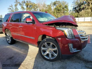 2019 Cadillac Escalade Premium Luxury with VIN 1GYS4CKJ8KR190191, listed as a Copart auction lot 84697364 with 22,182 mi miles and Salvage Title. Bid and sale history available at carsss.com. Image 4.