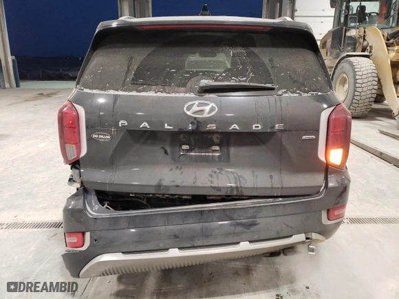 2022 Hyundai Palisade Calligraphy with VIN KM8R7DHE9NU425996, listed as a Copart auction lot 44809645 with 69,050 mi miles and Salvage Title. Bid and sale history available at carsss.com. Image 6.