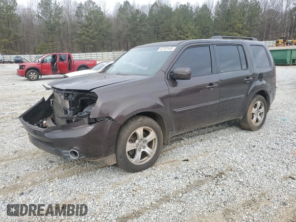 2012 Honda Pilot EX-L with VIN 5FNYF3H54CB002956, listed as a Copart auction lot 42767445 with 161,942 mi miles and Salvage Title. Bid and sale history available at carsss.com. Image 1.