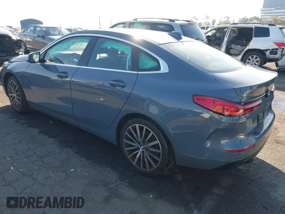 2022 BMW 2 Series 228i with VIN WBA53AK07N7K38682, listed as a IAAI auction lot 41233449 with 27,615 mi miles. Bid and sale history available at carsss.com. Image 3.