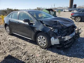 2021 Toyota Corolla L with VIN JTDDPMAEXMJ146209, listed as a Copart auction lot 43800635 with 77,571 mi miles and Salvage Title. Bid and sale history available at DreamBid. Image 4.