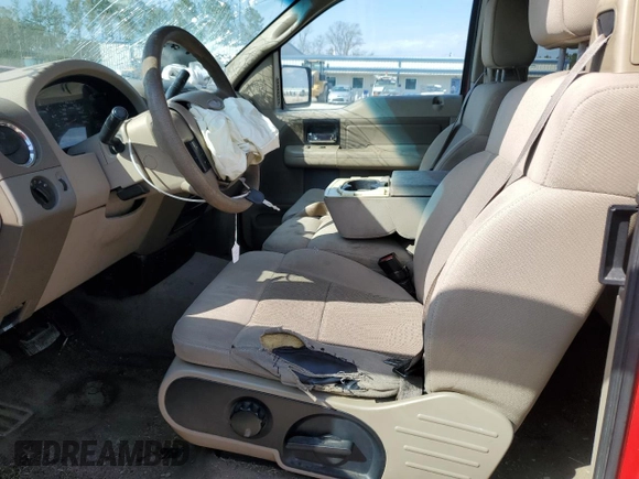 2005 Ford F-150 STX z VIN 1FTRX12W65NB05579, wystawiony jako Copart lot #53344105 z przebiegiem 275 002 mil mil oraz Szkoda całkowita • Salvage title. Historia ofert i sprzedaży dostępna na DreamBid. Obrazek 7.