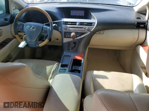 2010 Lexus RX 350 with VIN 2T2ZK1BA4AC005198, listed as a Copart auction lot 52733215 with 282,030 mi miles and Salvage Title. Bid and sale history available at carsss.com. Image 8.