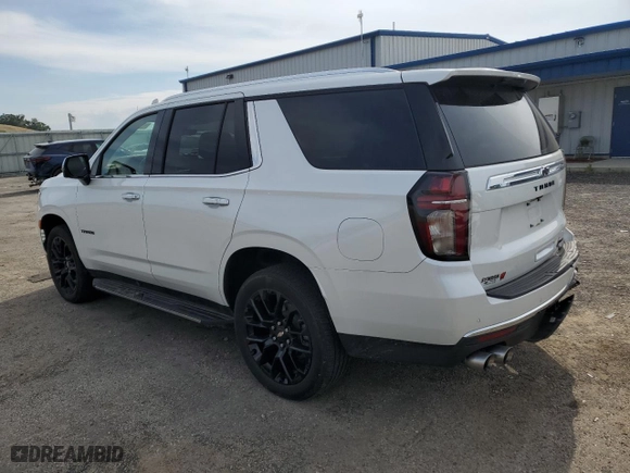 2022 Chevrolet Tahoe Premier with VIN 1GNSKSKD4NR259955, listed as a Copart auction lot 67458224 with 25,050 mi miles and Salvage Title. Bid and sale history available at carsss.com. Image 2.
