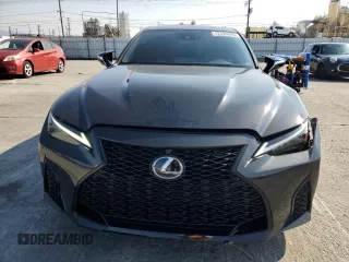 2023 Lexus IS with VIN JTHAP1D25P5004090, listed as a Copart auction lot 42436695 with 11,898 mi miles and Salvage Title. Bid and sale history available at carsss.com. Image 5.