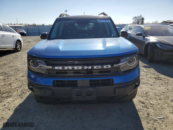 2022 Ford Bronco Sport Outer Banks with VIN 3FMCR9C67NRD62028, listed as a Copart auction lot 89177975 with 51,313 mi miles and Salvage Title. Bid and sale history available at carsss.com. Image 5.