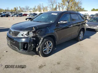 2015 Kia Sorento LX with VIN 5XYKT4A66FG647130, listed as a Copart auction lot 76764164 with 63,217 mi miles and Clean Title. Bid and sale history available at DreamBid. Image 1.