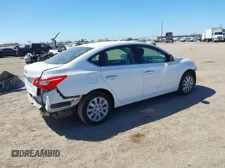 2019 Nissan Sentra S with VIN 3N1AB7AP2KY303215, listed as a IAAI auction lot 41806858 with 97,971 mi miles. Bid and sale history available at carsss.com. Image 4.
