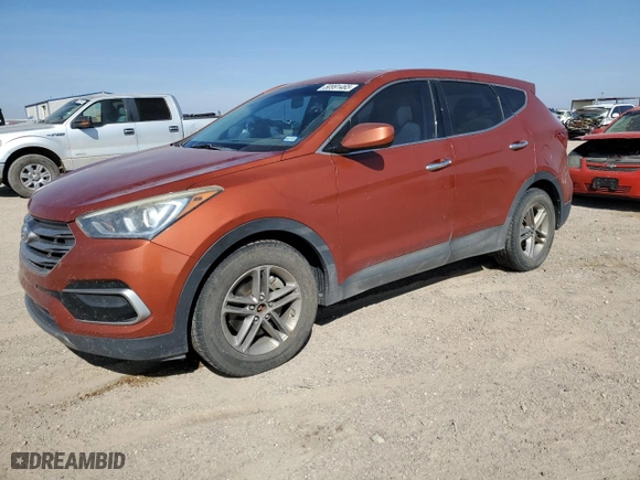 2017 Hyundai Santa Fe Sport 2.4L with VIN 5XYZT3LB5HG488929, listed as a Copart auction lot 50991465 with 107,684 mi miles and Clean Title. Bid and sale history available at carsss.com. Image 1.