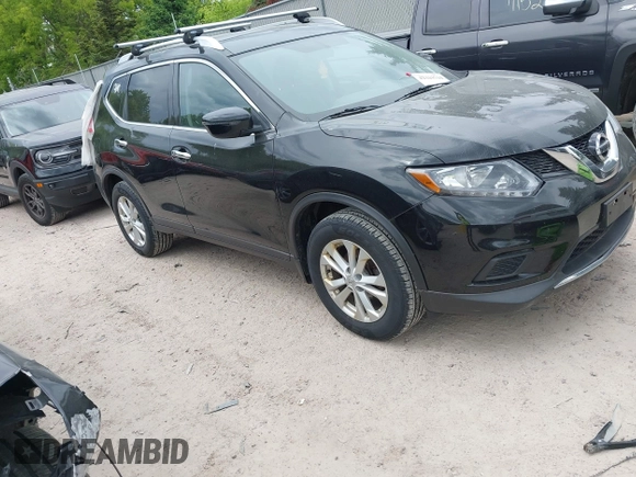 2016 Nissan Rogue SV z VIN KNMAT2MV9GP696128, wystawiony jako IAAI lot #42343710 z przebiegiem 136 984 mil mil oraz . Historia ofert i sprzedaży dostępna na DreamBid. Obrazek 1.