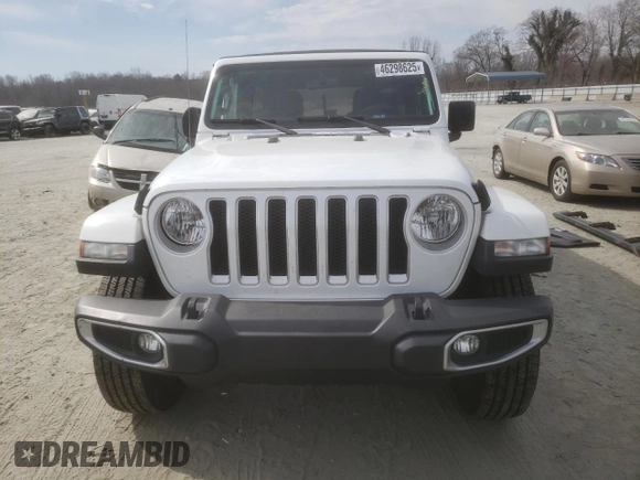 2018 Jeep Wrangler Unlimited Sahara with VIN 1C4HJXEN4JW200830, listed as a Copart auction lot 46298625 with 46,783 mi miles and Salvage title. Bid and sale history available at DreamBid. Image 5.