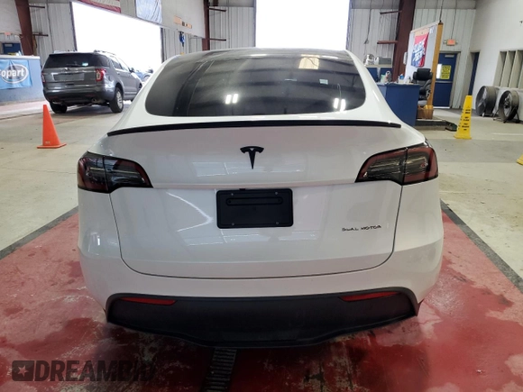 2023 Tesla Model Y Long Range with VIN 7SAYGDEE8PF758841, listed as a Copart auction lot 62851164 with 16,811 mi miles and Non Repairable. Bid and sale history available at DreamBid. Image 6.