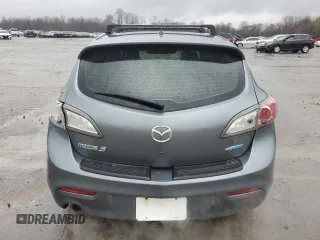 2013 Mazda 3 i Touring with VIN JM1BL1LP1D1814043, listed as a Copart auction lot 52600925 with 163,821 mi miles and Salvage Title. Bid and sale history available at carsss.com. Image 6.