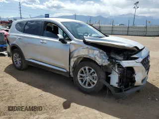 2019 Hyundai Santa Fe SE with VIN 5NMS2CADXKH135625, listed as a Copart auction lot 53326935 with 48,670 mi miles and Salvage Title. Bid and sale history available at carsss.com. Image 4.