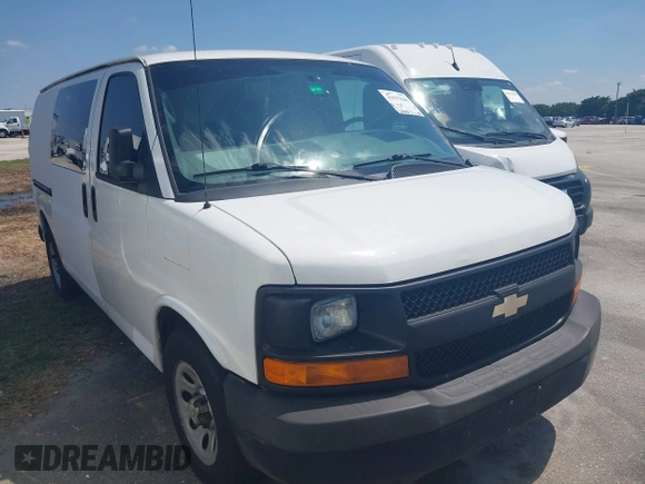 2014 Chevrolet Express Cargo Van with VIN 1GCSGAFX6E1157757, listed as a IAAI auction lot 41937846 with 231,814 mi miles. Bid and sale history available at carsss.com. Image 6.