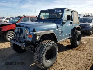 1998 Jeep Wrangler Sport with VIN 1J4FY19S2WP719595, listed as a Copart auction lot 73013584 with 190,056 mi miles and Salvage Title. Bid and sale history available at carsss.com. Image 1.
