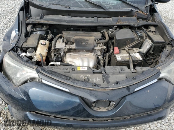 2018 Toyota RAV4 XLE with VIN JTMWFREV6JJ735000, listed as a Copart auction lot 45869275 with 113,675 mi miles and Salvage Title. Bid and sale history available at DreamBid. Image 12.
