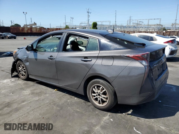 2018 Toyota Prius Two with VIN JTDKBRFU5J3596529, listed as a Copart auction lot 52039845 with 160,526 mi miles and Salvage Title. Bid and sale history available at carsss.com. Image 2.