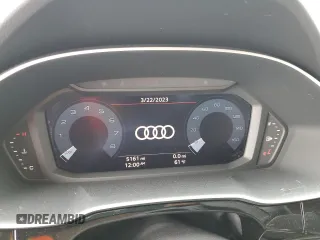 2021 Audi Q3 S line Premium with VIN WA1DECF39M1035751, listed as a Copart auction lot 46056693 with 5,161 mi miles. Bid and sale history available at carsss.com. Image 9.