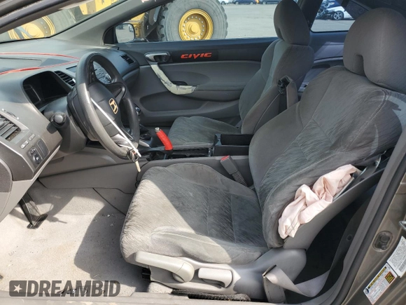2008 Honda Civic Cpe LX with VIN 2HGFG116X8H546585, listed as a Copart auction lot 54701365 with 167,056 mi miles and Salvage Title. Bid and sale history available at carsss.com. Image 7.