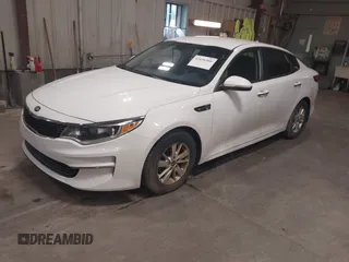 2016 Kia Optima LX with VIN 5XXGT4L32GG069476, listed as a IAAI auction lot 42696980 with 109,986 mi miles and . Bid and sale history available at DreamBid. Image 2.